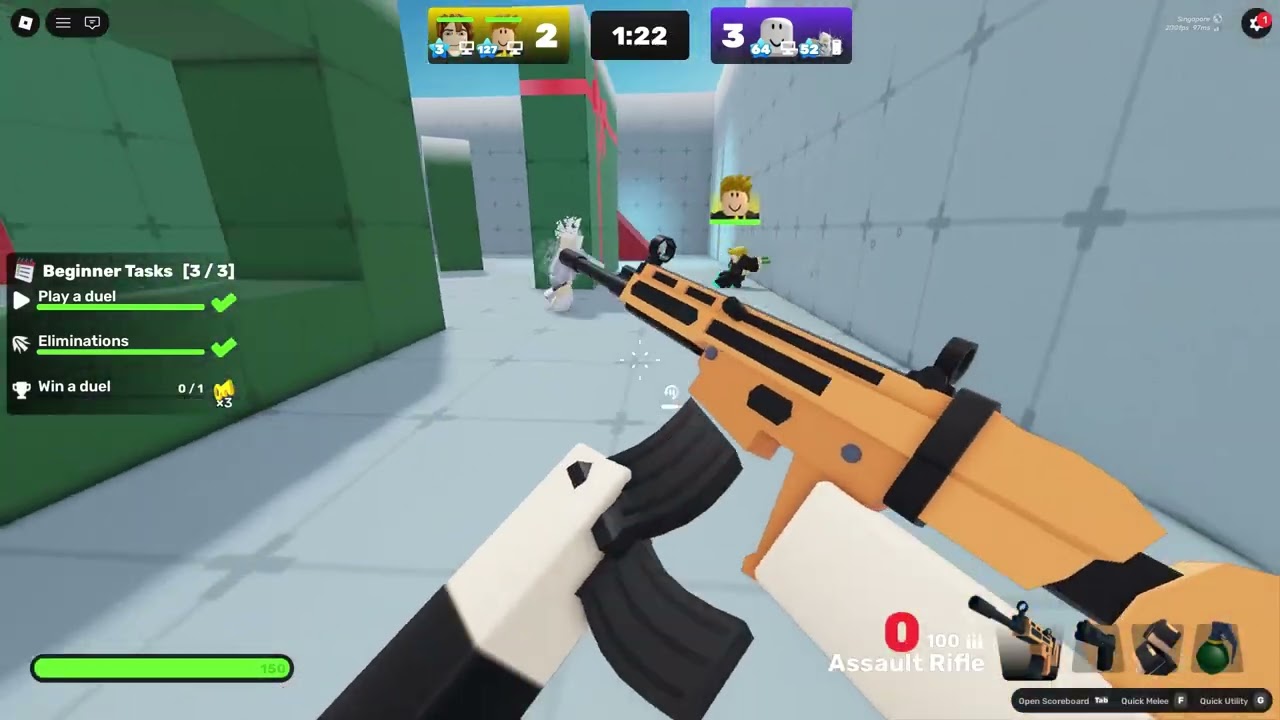 My FIRST time playing ROBLOX RIVALS..