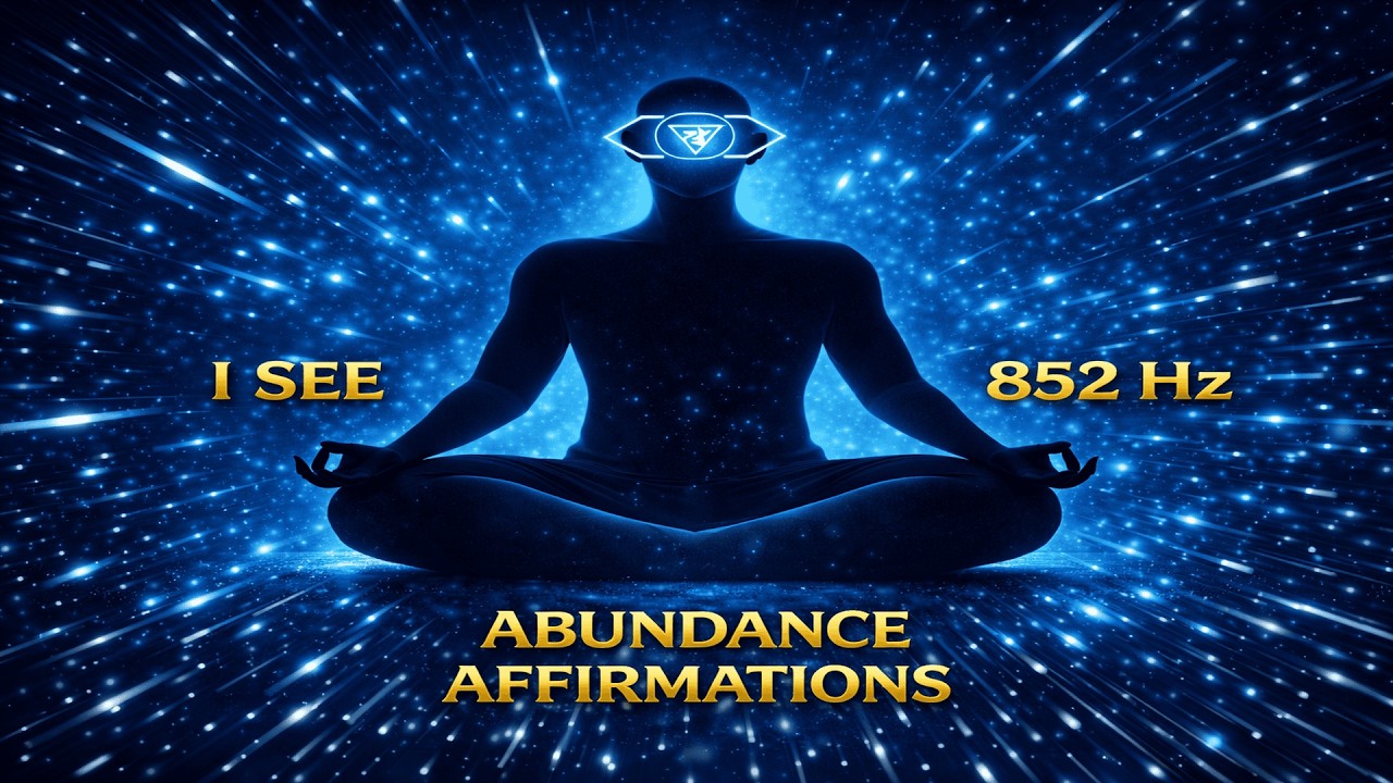 I SEE Abundance | Positive Money Affirmations for Success & Wealth While You Sleep | 852 Hz