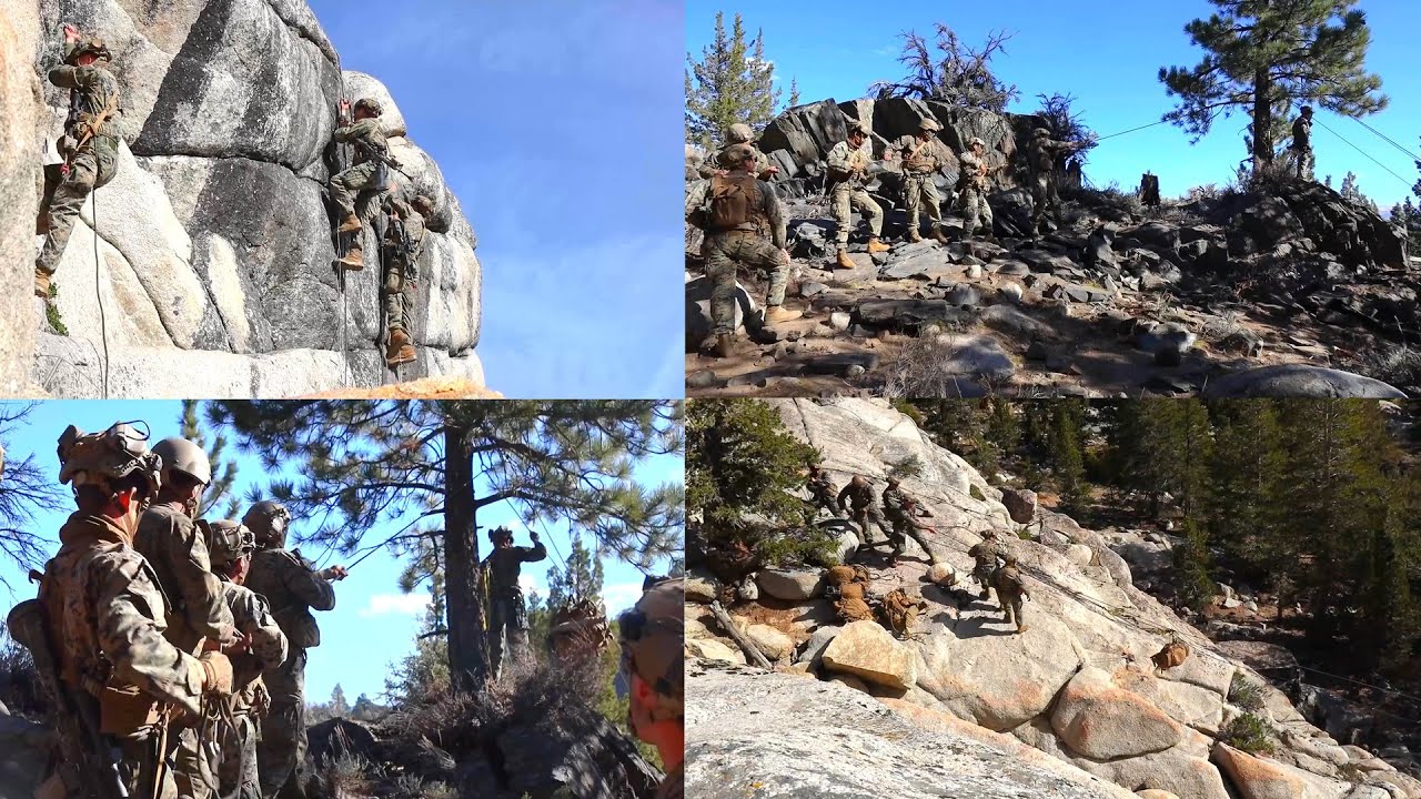 Mountain Warfare: Cliff Assault with Casualty Evacuations | Marine Corps Training 2023