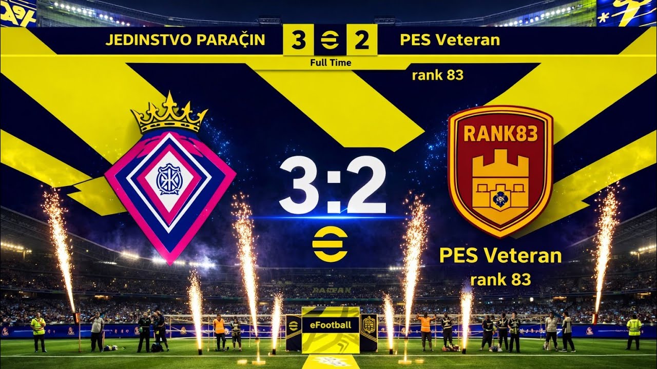 FK Jedinstvo Paracin vs PES Veteran( Rank83)