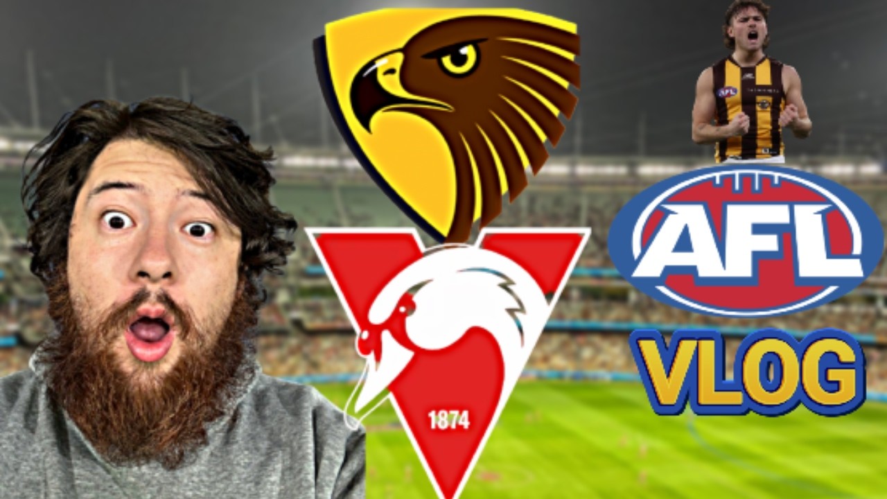 Hawks Turn It On Late! Hawthorn vs Sydney (AFL Vlog)
