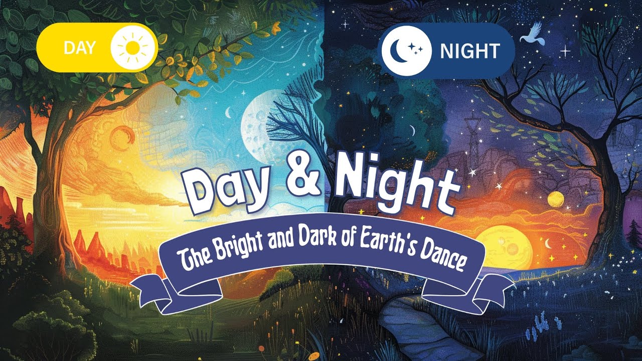 Why Do We Have Day and Night? | Fun Science Video for Kids 🌞🌙 #daynight