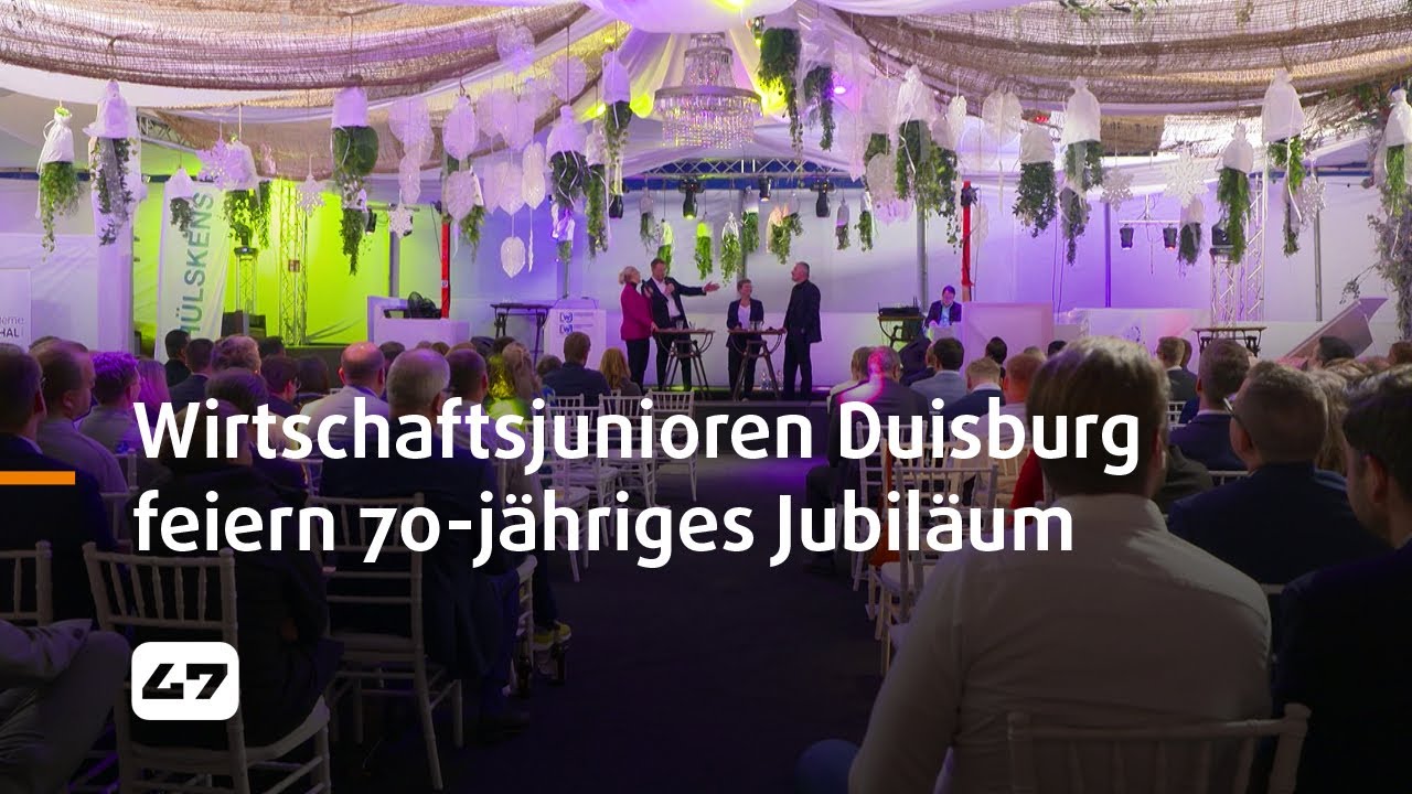 STUDIO 47 .live | WIRTSCHAFTSJUNIOREN DUISBURG FEIERN 70-J&Auml;HRIGES JUBIL&Auml;UM