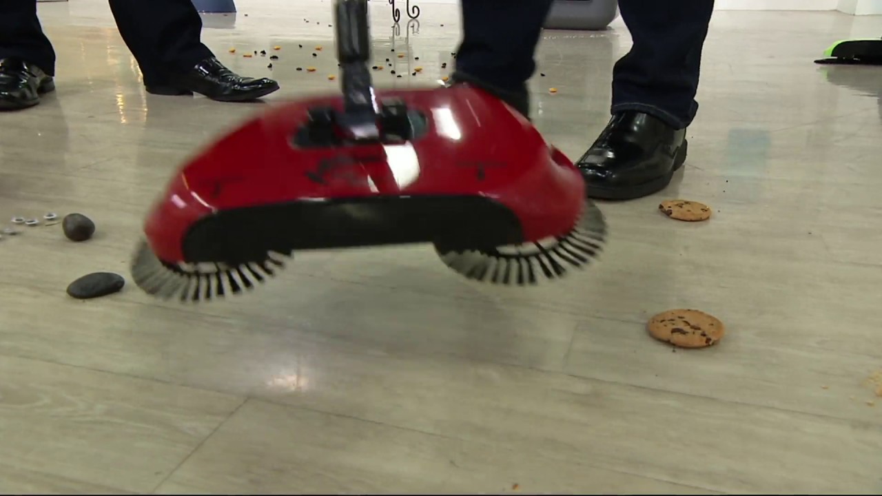 EasyEdge Lightweight Hard Floor Sweeper on QVC