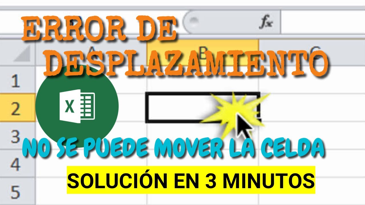 ✅ SOLUCIÓN ERROR DE DESPLAZAMIENTO DE CELDAS EN EXCEL 💻 DESBLOQUEAR CELDA | MÉTODO 2021⚡
