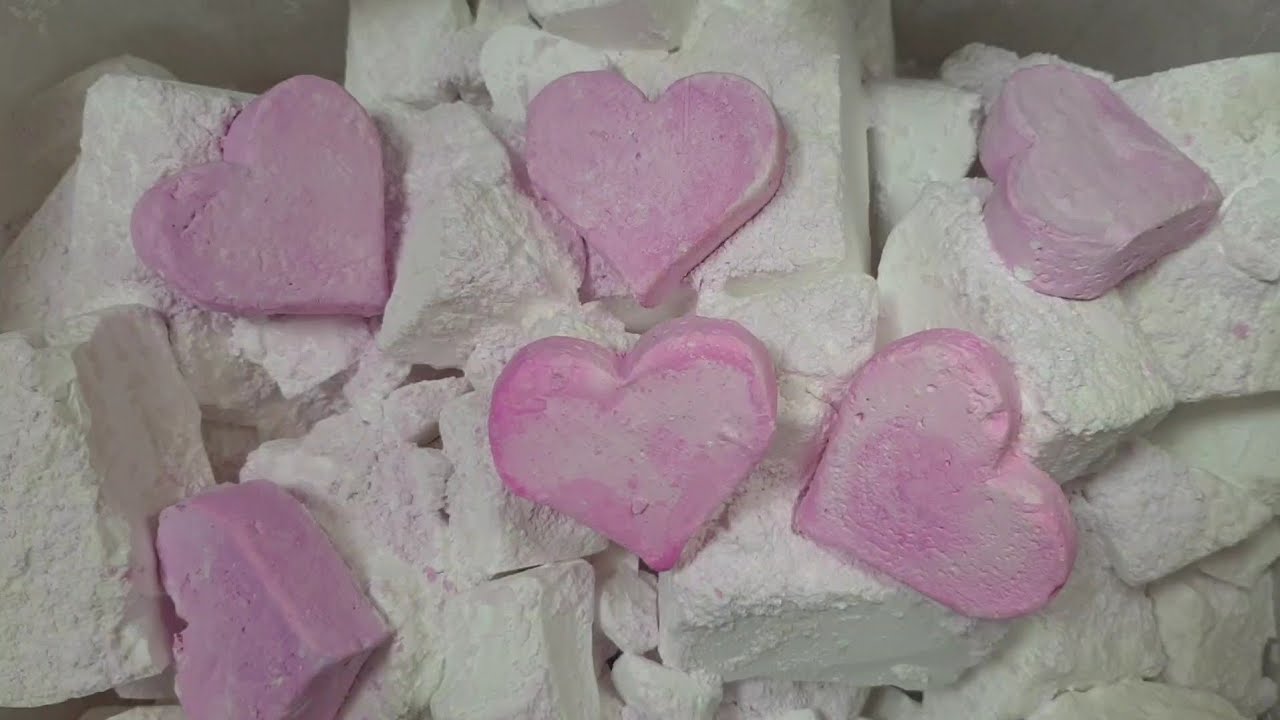 짐초크 부수기 1000 구독자 달성!! ASMR 24 Z athletic gym chalk crumble / Celebrate for 1000 subscribers.