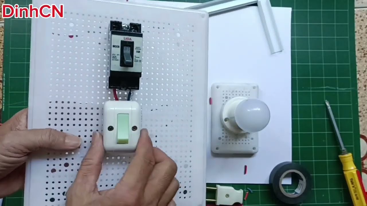 Công nghệ 9 - Lắp mạch điện điều khiển 1 đèn 