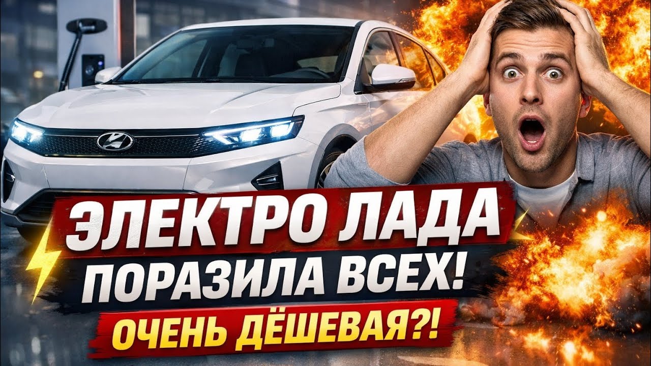 LADA NoveE Revealed ⚡ Первый Электрокар LADA Уже Здесь?! Шокирующие Факты + Реальные Детали