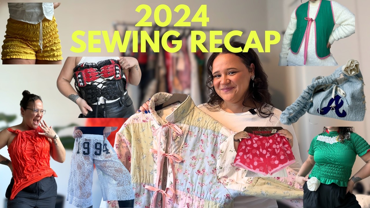 everything I upcycled in 2024 *even the flops*