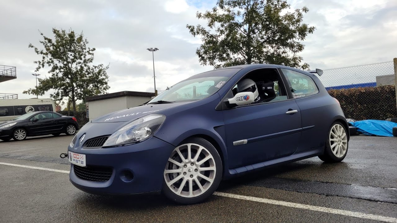Clio 3 RS - Circuit Bugatti - Coaching et découverte de la piste sous le déluge