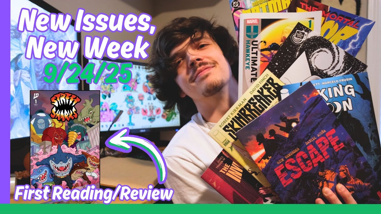 New Issues, New Week : Hawkeye, Skinbreaker, Street Sharks + More (9/24/25)