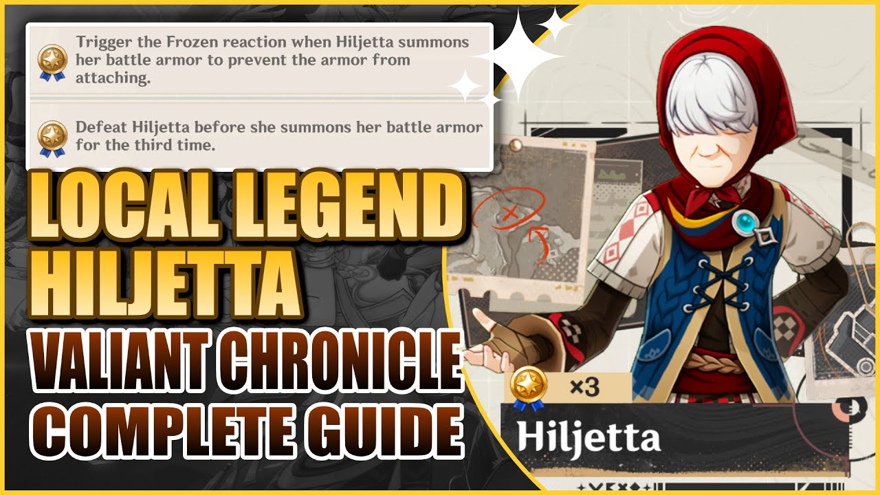 All 3 Local Legend Hiljetta Achievements | Valiant Chronicle Guide | Genshin Impact