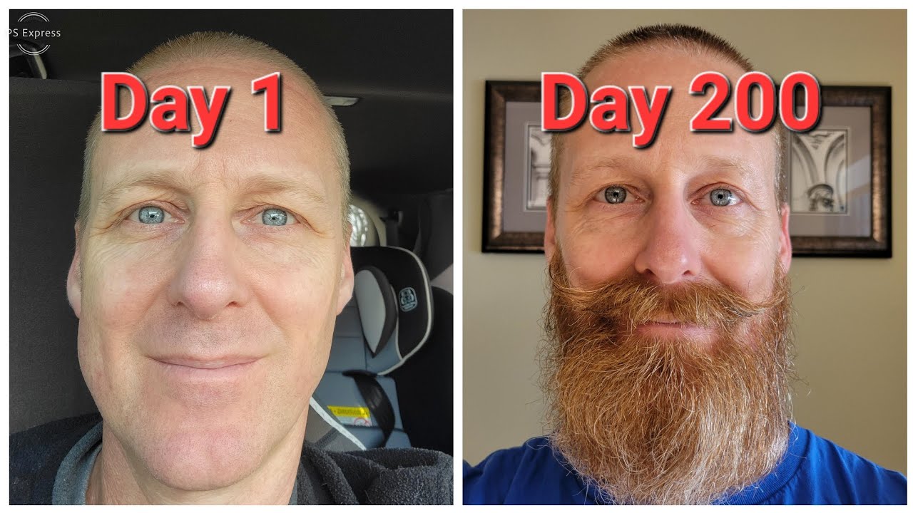 200 Days Of Beard Growth - Time Lapse