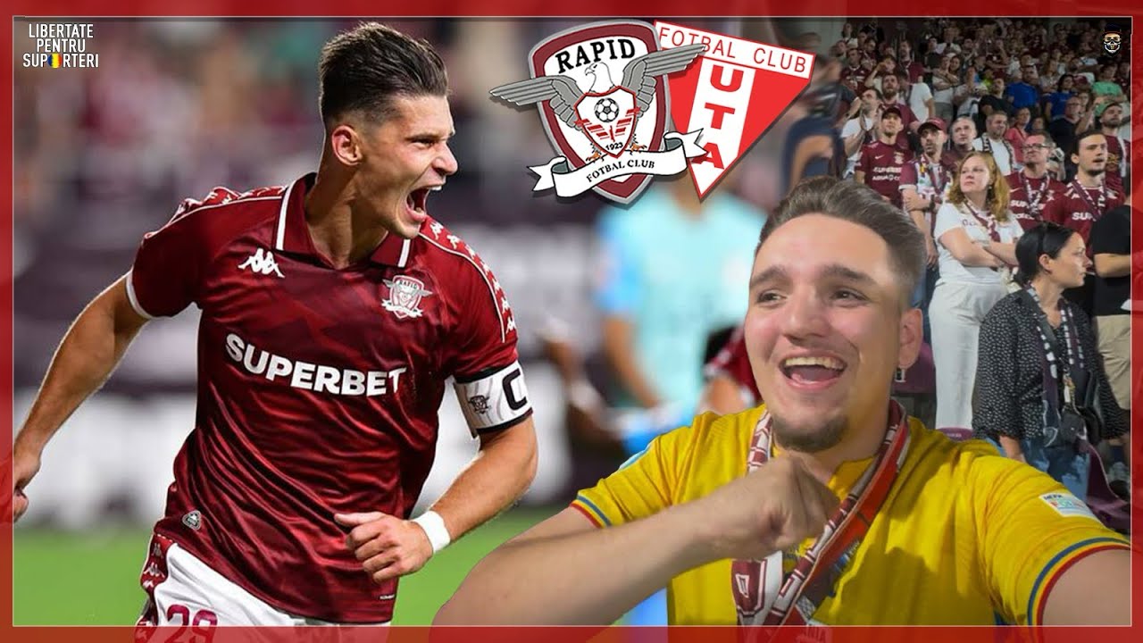 RAPID RĂMÂNE DE NEOPRIT DUPĂ 8 ETAPE | RAPID vs UTA 2-0 | DOBRE ȘI BORZA LA NAȚIONALĂ 