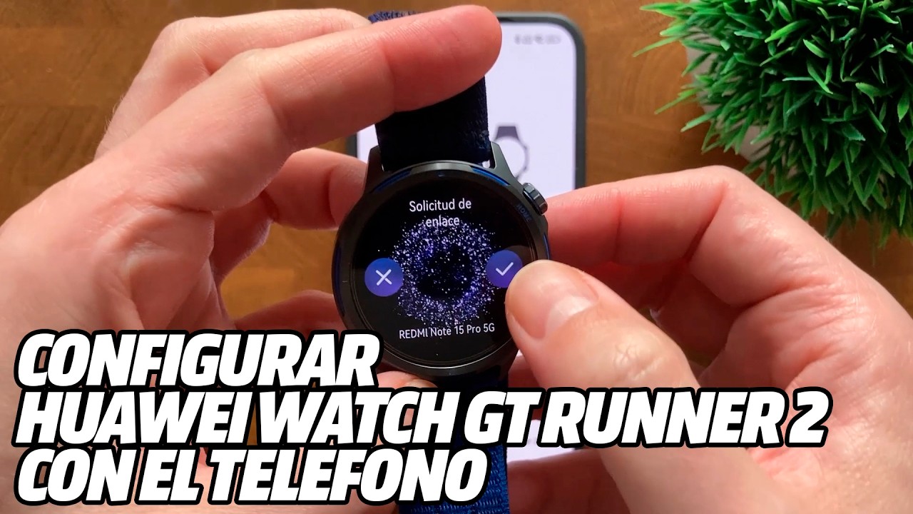 Como Configurar el Huawei Watch GT Runner 2 con el Telefono