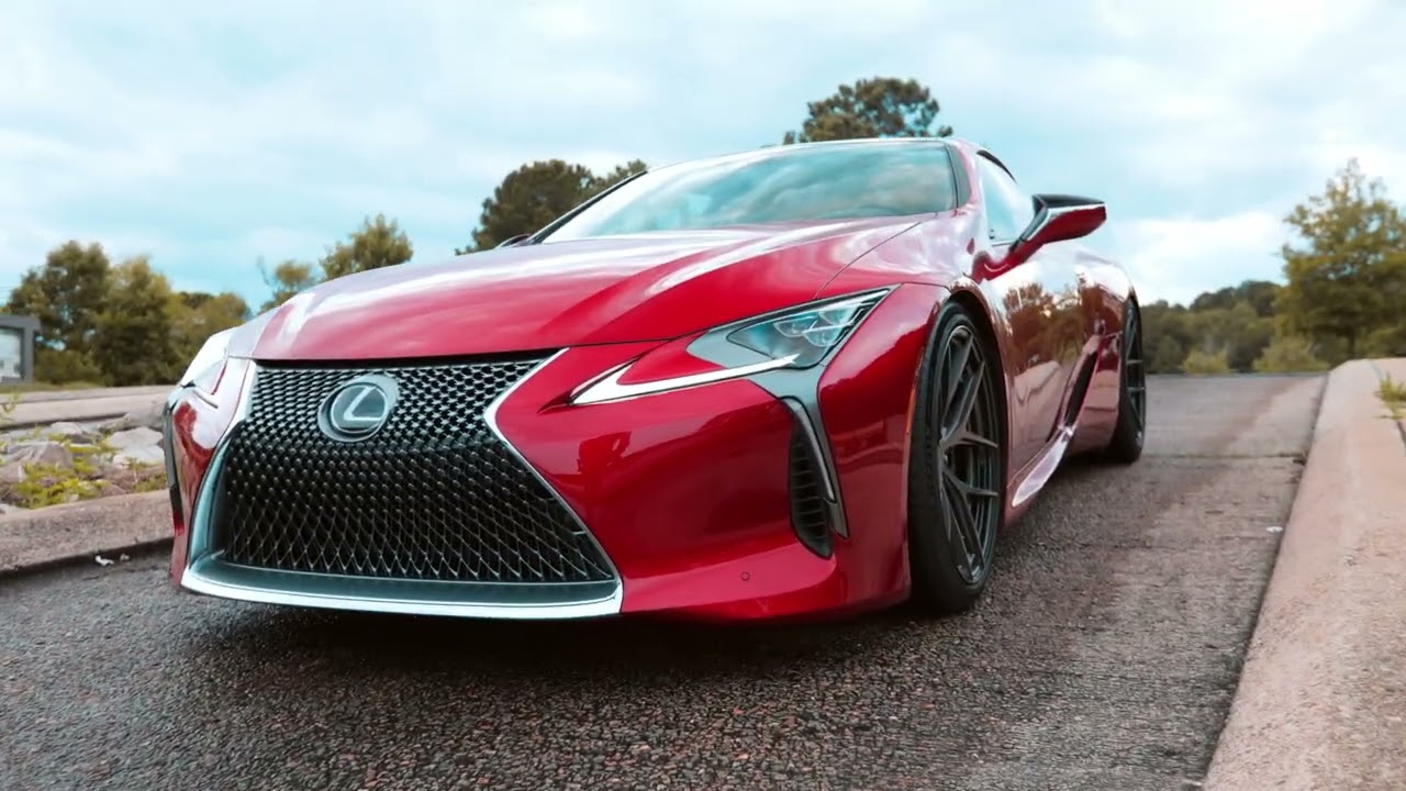 LC500 backroad cruising 4k