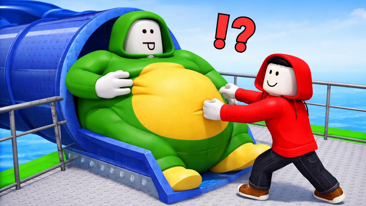 Майки и Джей-Джей построили САМЫЙ БОЛЬШОЙ аквапарк в Roblox!?