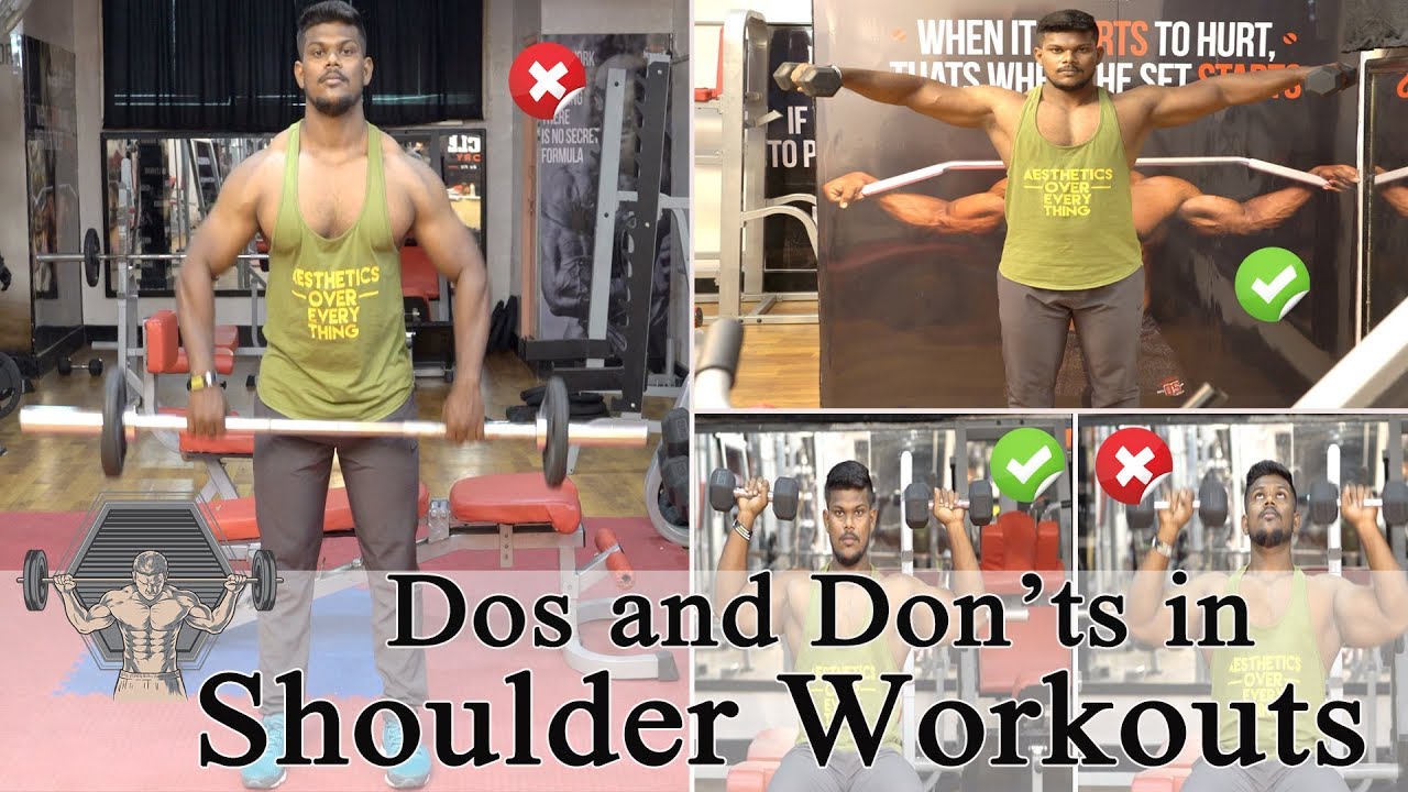 The perfect shoulder workout | Gym workouts | do's & don'ts in Shoulder workout | Body building