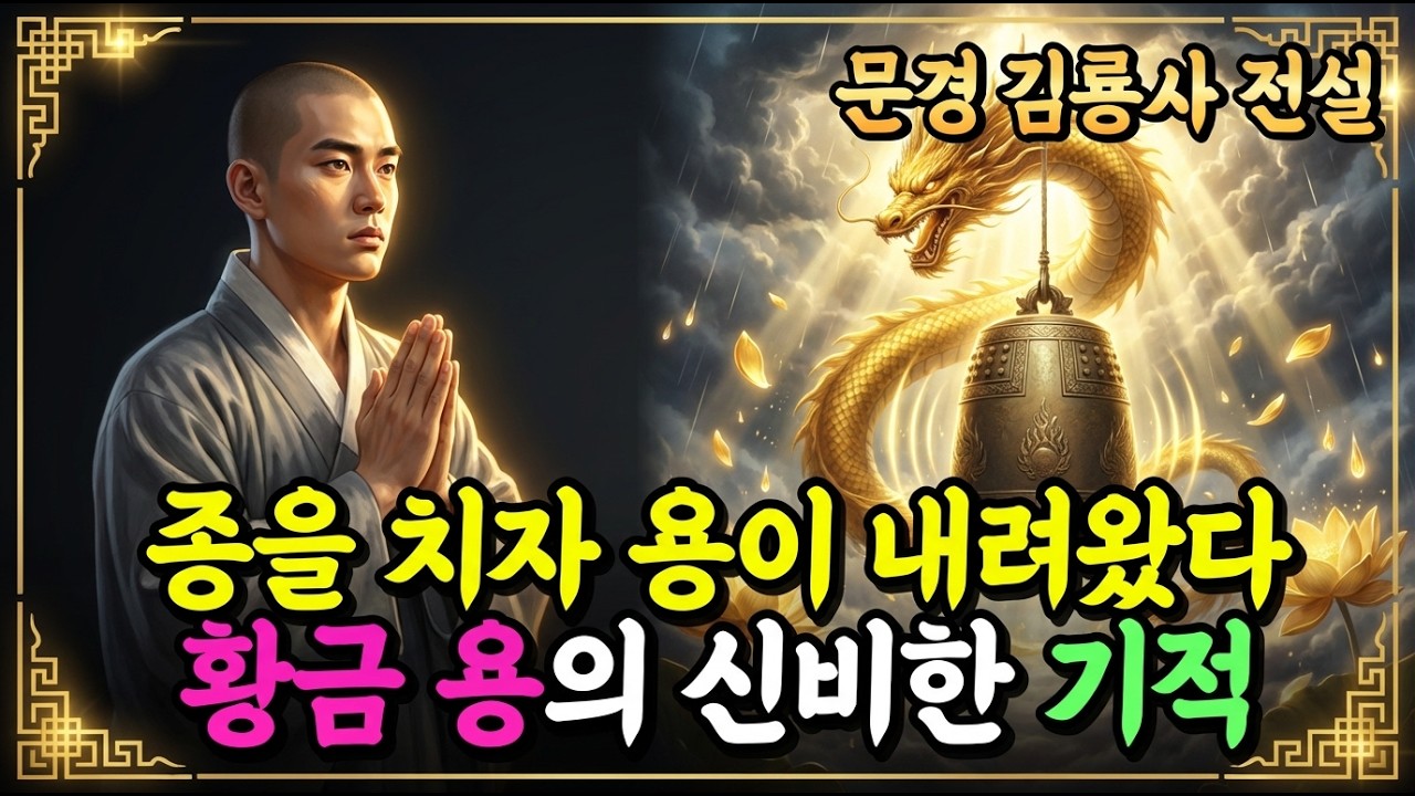 [불교이야기] 종을 치자 황금 용이 나타났다, 왜 스님은 목숨을 걸어야 했을까?ㅣ문경 김룡사 전설ㅣ자면서 듣는 불교이야기ㅣ불교소설