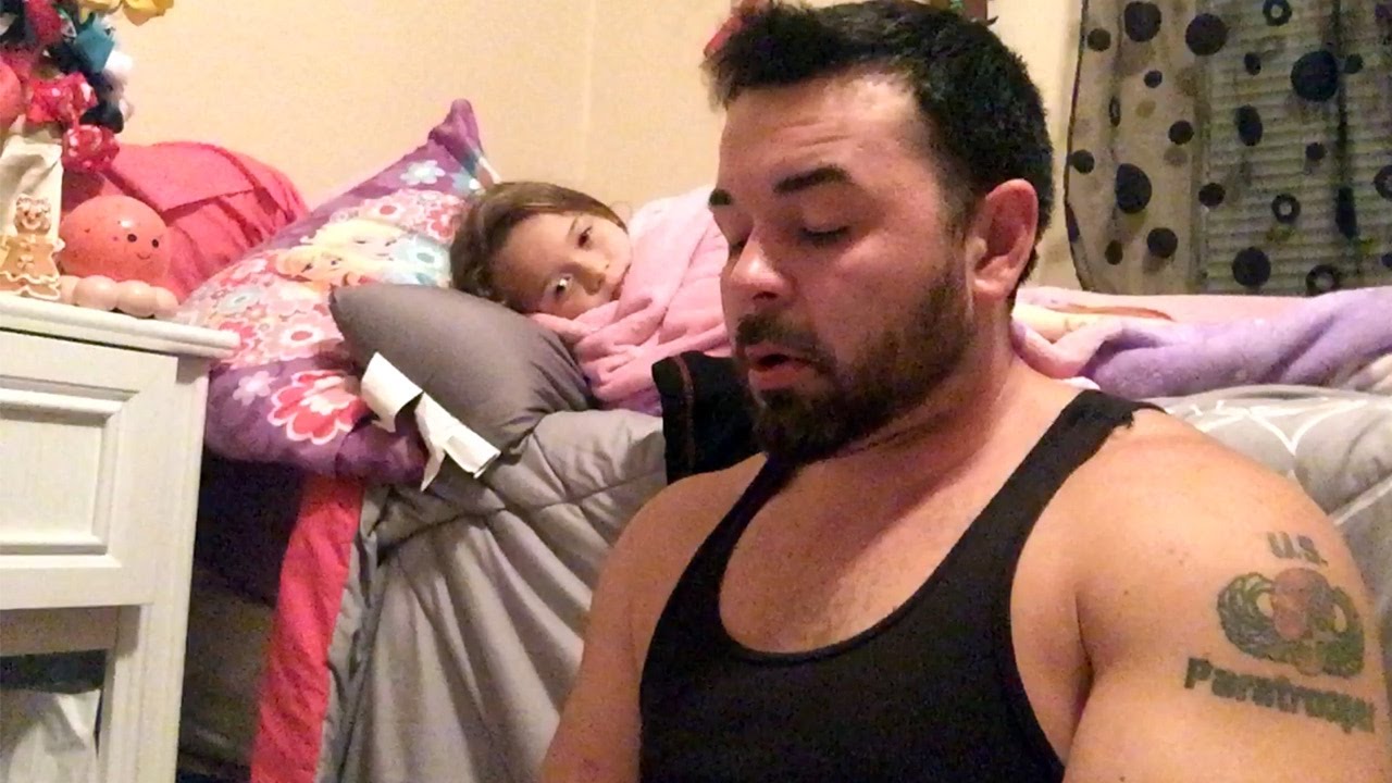Soldier With A Stutter Reads Story To Daughter