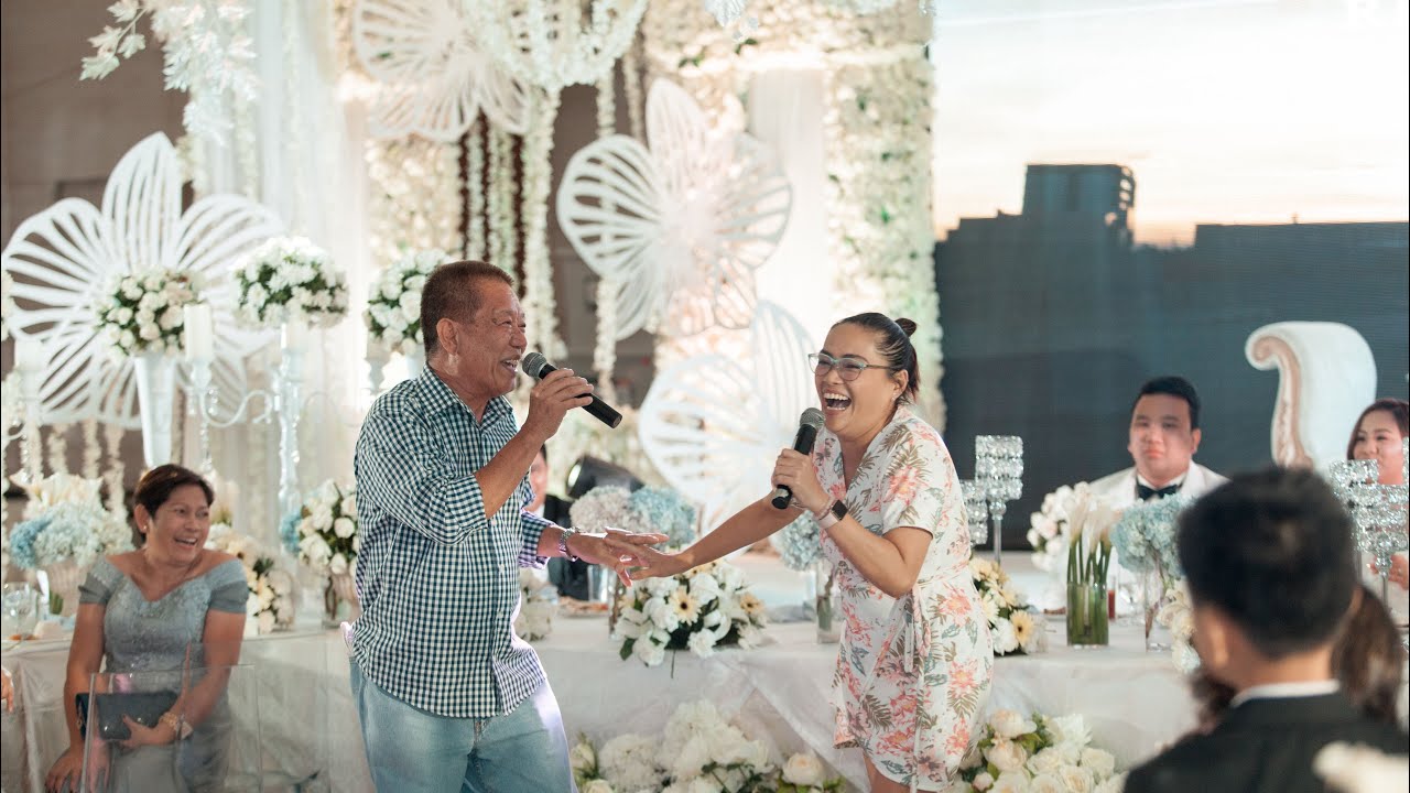 Impromptu Intermission During our Wedding: Tart Carlos aka “Doris” of 