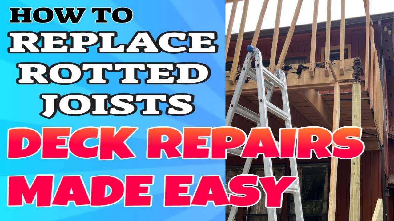 HOW TO Replace A Rotted Deck Joist - DECK REPAIRS MADE EASY