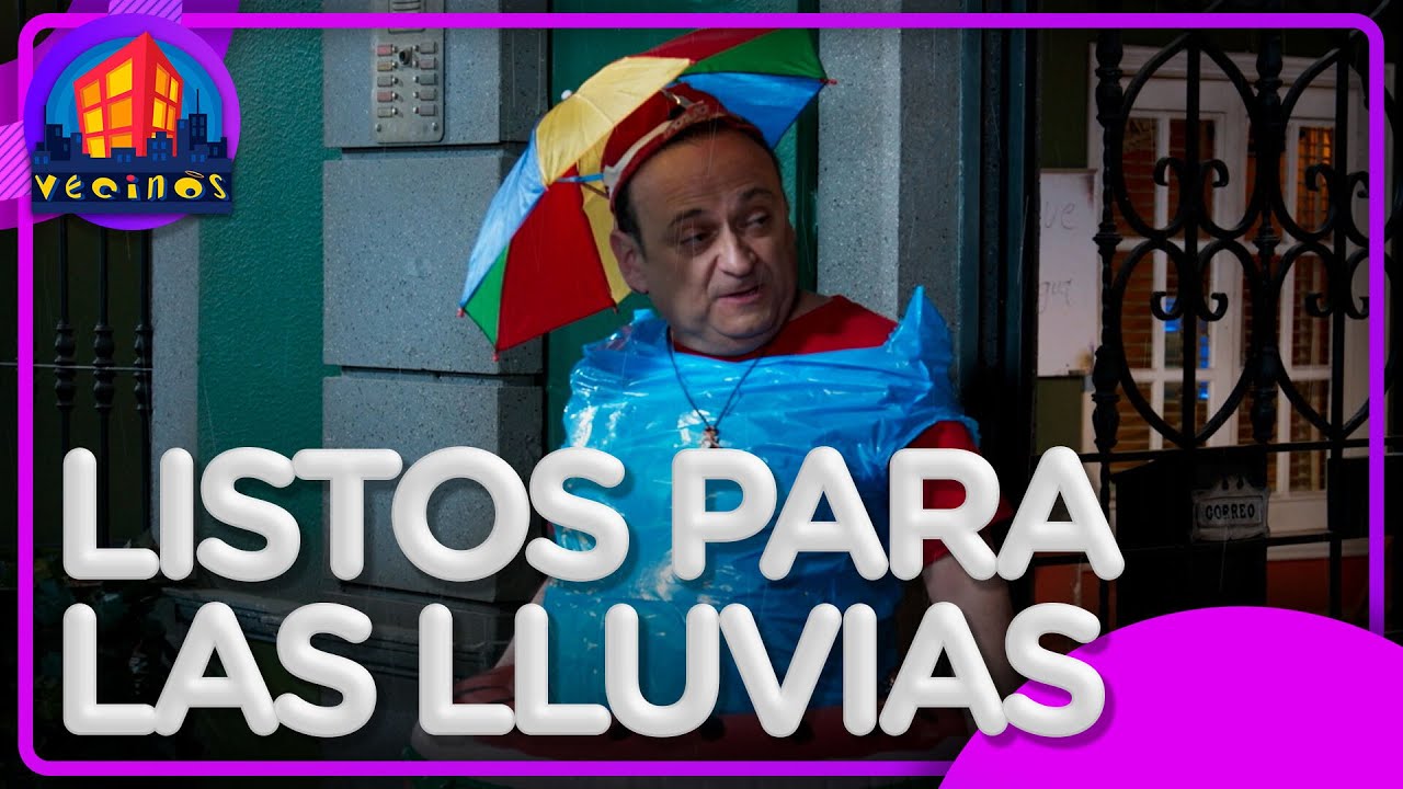 Germán se convierte en experto en destapar coladeras | Vecinos 1/4 | C 8 - T 19