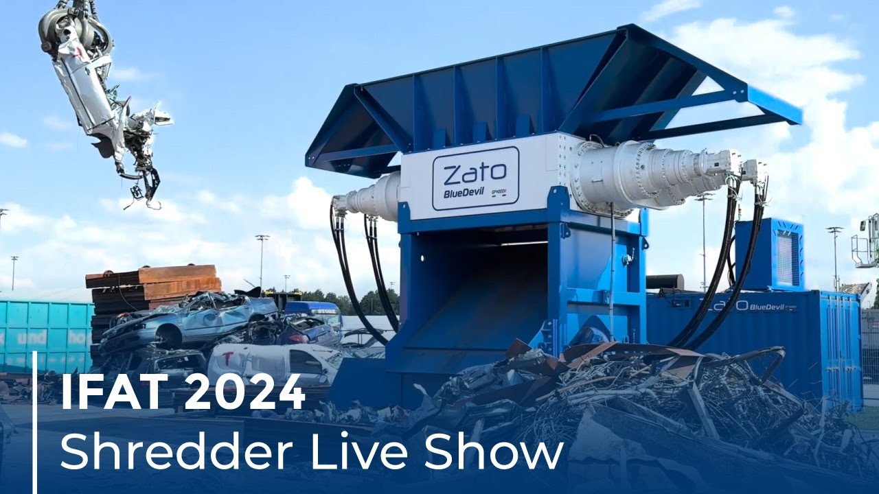 Zato | Metal recycling plants in live action at IFAT 2024!