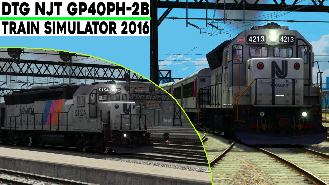 Train Simulator 2016 - NJT GP40PH 2B Loco Gameplay PC TS 2016 HD