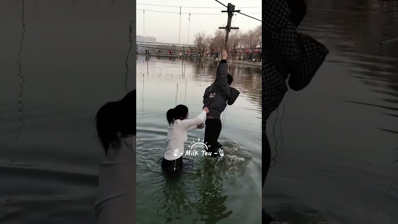 Ankle boots and leather skirt into water viewB