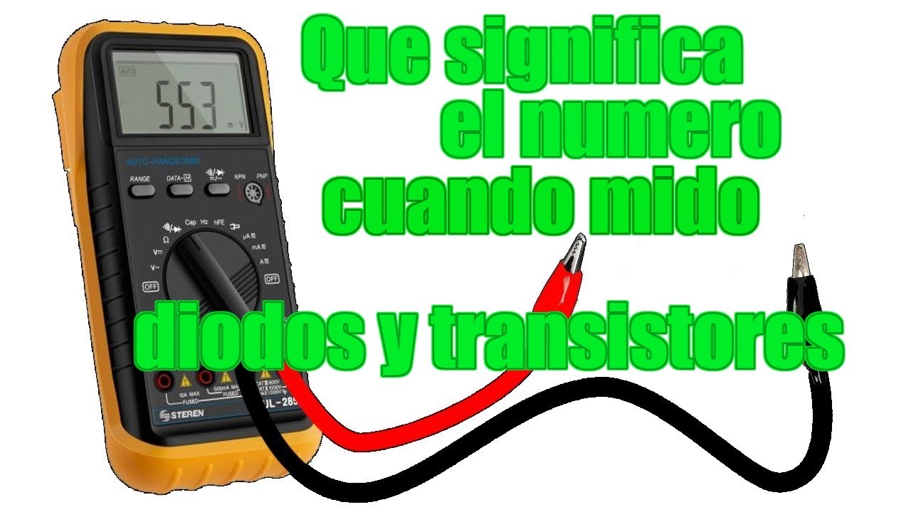 Como medir transistores y diodos de forma pasiva (sin quitarles de la placa)