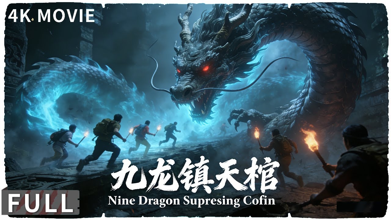 4K Full 千年大蛇化成蛟龙，杀戮肆虐横扫墓穴！ 动作 / 奇幻 《九龙镇天棺/Nine Dragons Sky Coffin》王唯 / 李先时