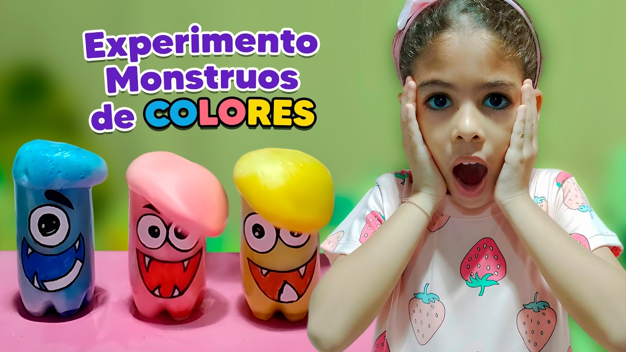 Monstruos Espumosos de Colores 🧪👾 | Experimento divertido para niños