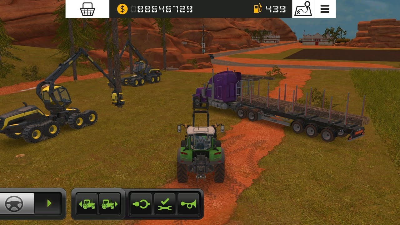 How to play farming simulator 18.