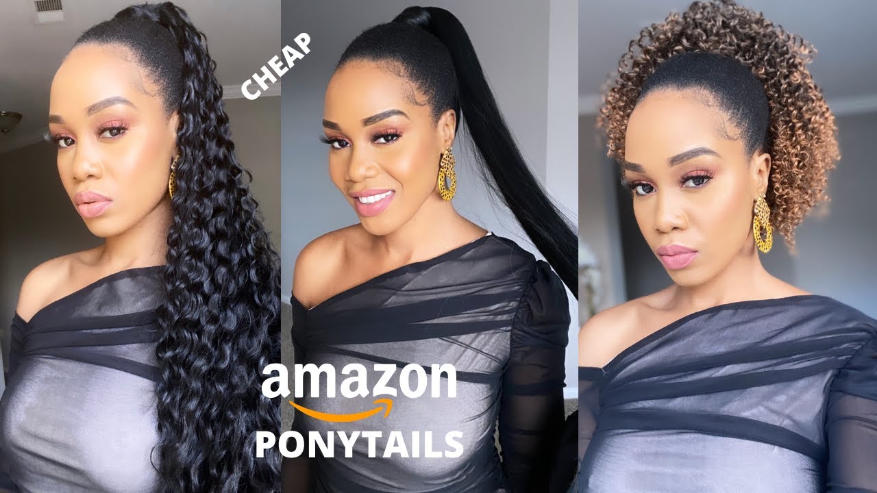 🔥 CHEAP AMAZON PONYTAILS /Protective styles /Tupo1