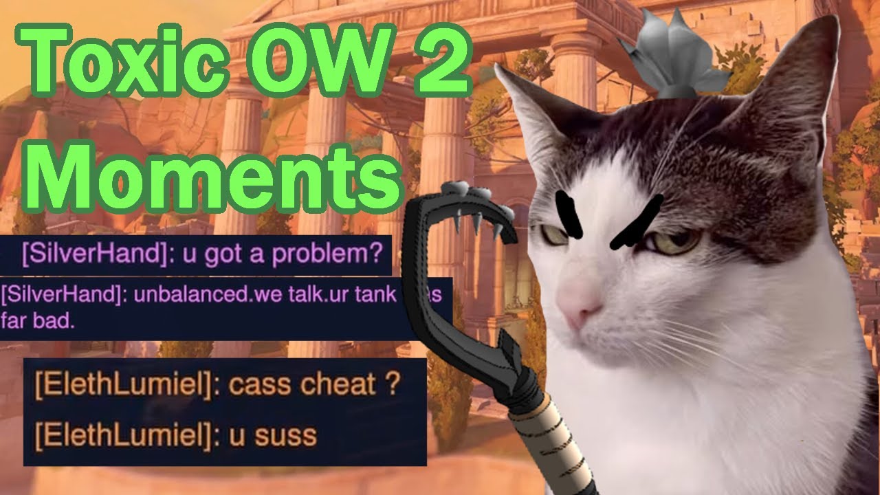 Salty Tank Messages me After they Lose??  - Toxic Overwatch 2 Moments