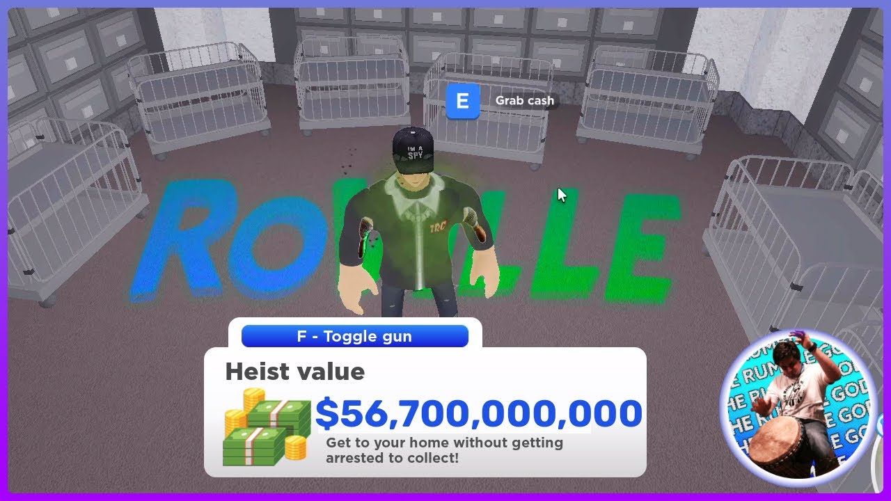I ROBBED the ENTIRE BANK ALONE in Roville and made MILLIONS! (Roblox)