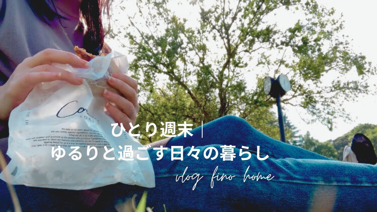 vlog｜ひとり週末の過ごし方🧺｜温かいクリームスープと韓国ごはん作り｜今年の健診結果は？📄｜A little weekend picnic , cooking my usual meals