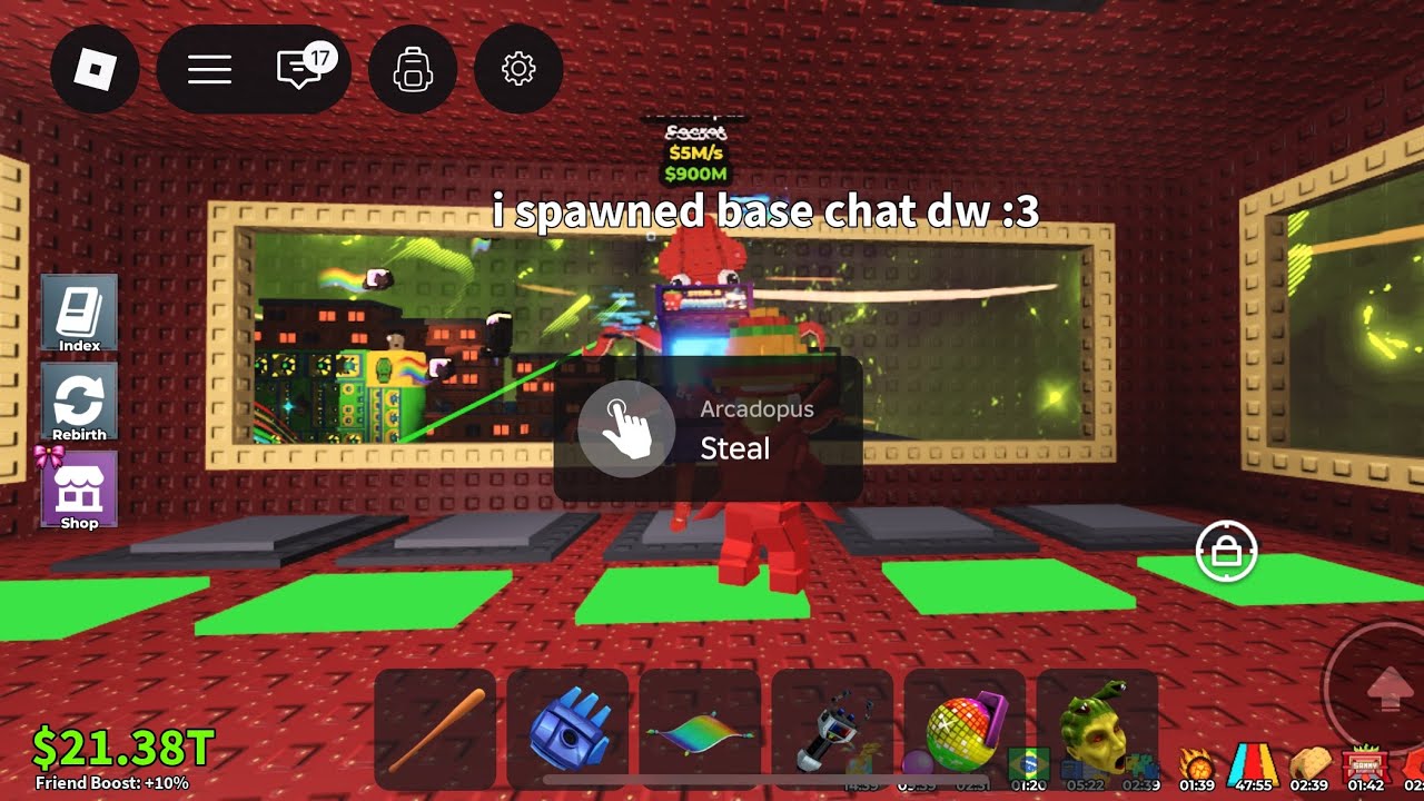 Steal a brainrot admin abuse