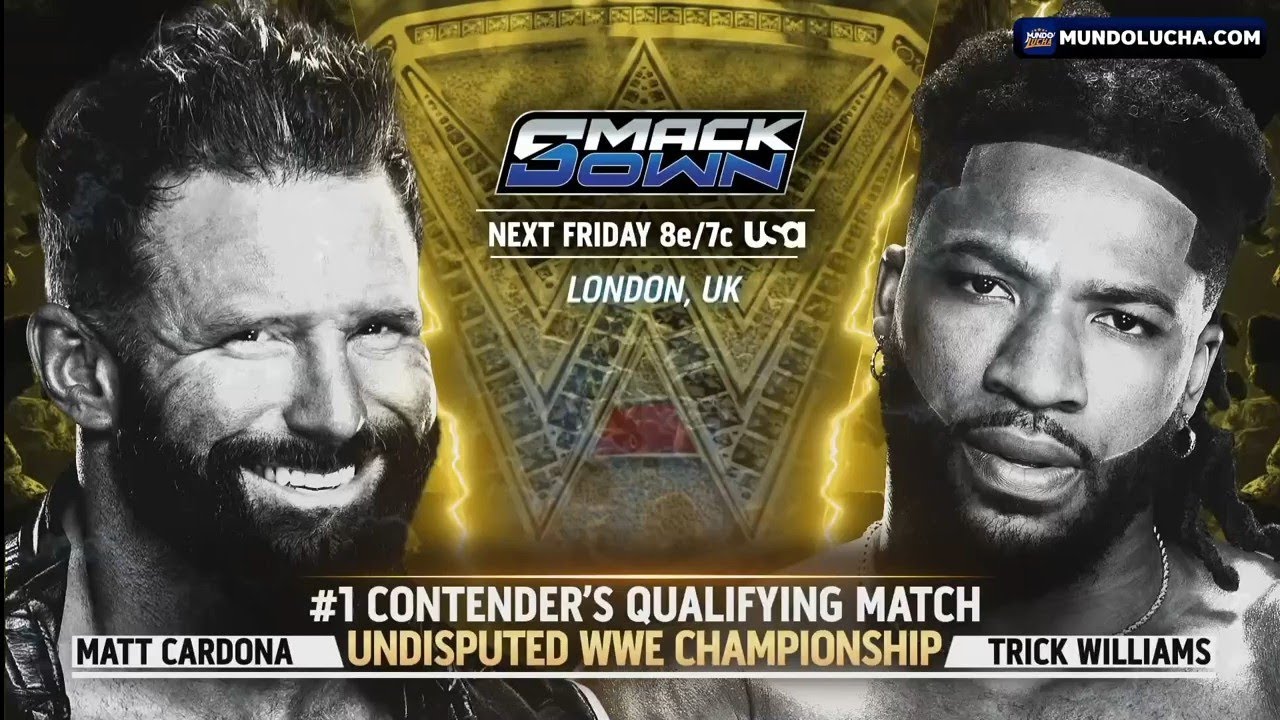 WWE SMACKDOWN - TRICK WILLIANS VS MATT GARONA