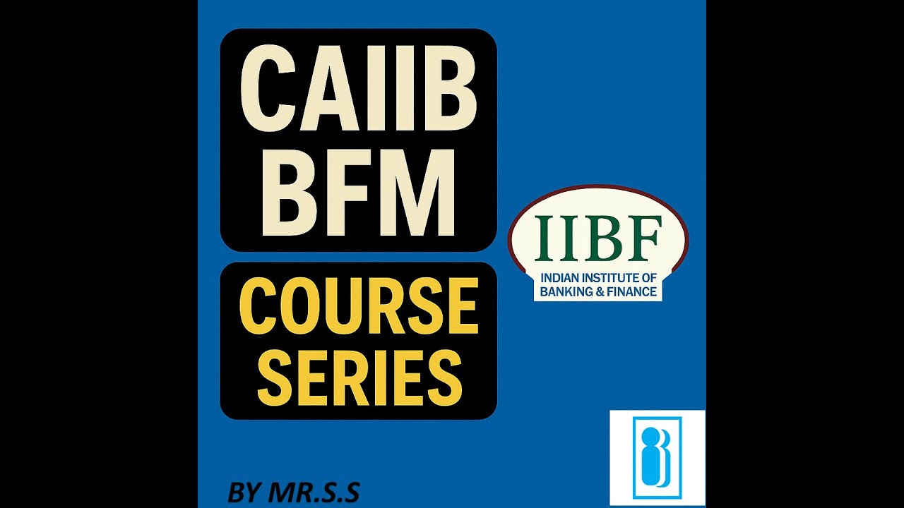 CAIIB BFM BOOK STUDY