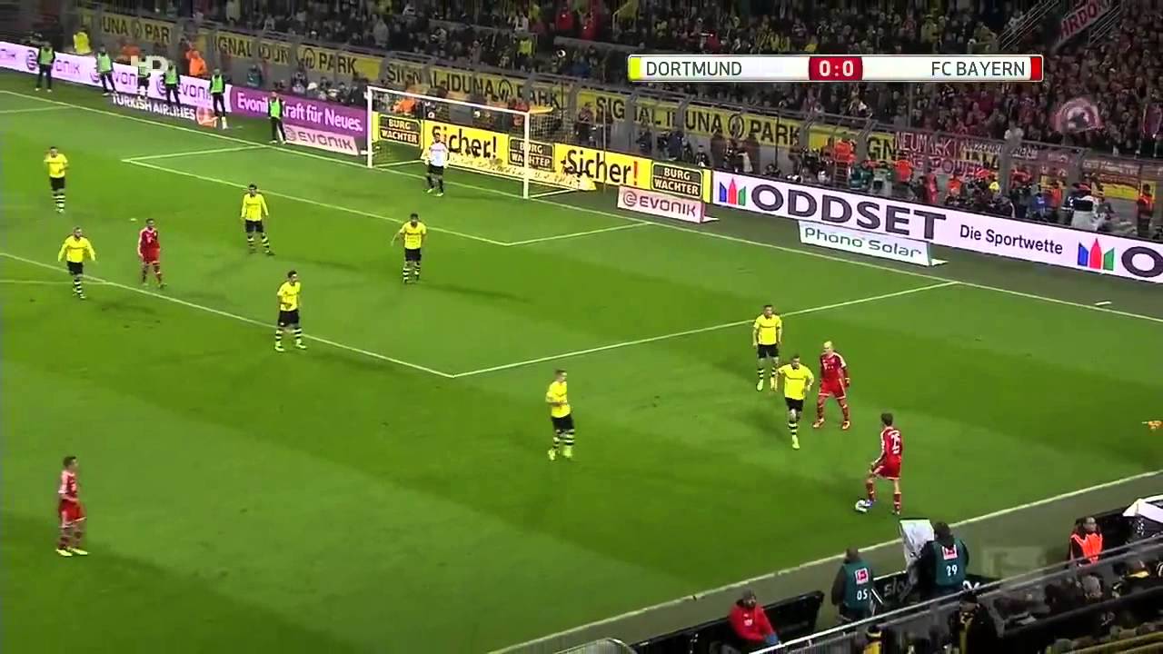 Borussia Dortmund vs Bayern Munich 0 3 Goals 2013 Gotze Robben Muller Goals Video  Soccer Blog Footb