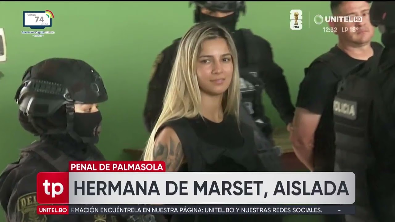 Hermana de Sebastián Marset está aislada en un área de contención especial en Palmasola