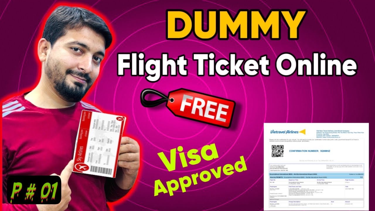 Dummy flight ticket for Visa | How to make dummy flight for free #dummyticket