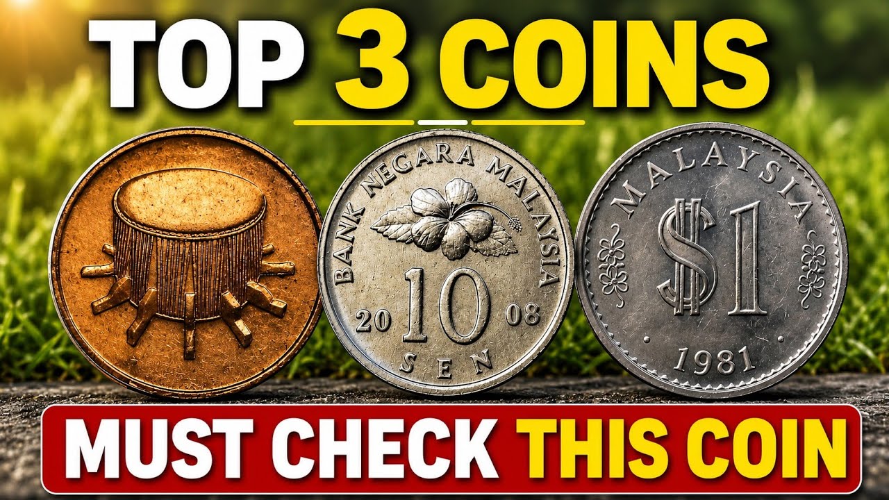 Top 3 Valuable Malaysia Coins Worth Up to $88 | Rare Coin Collection