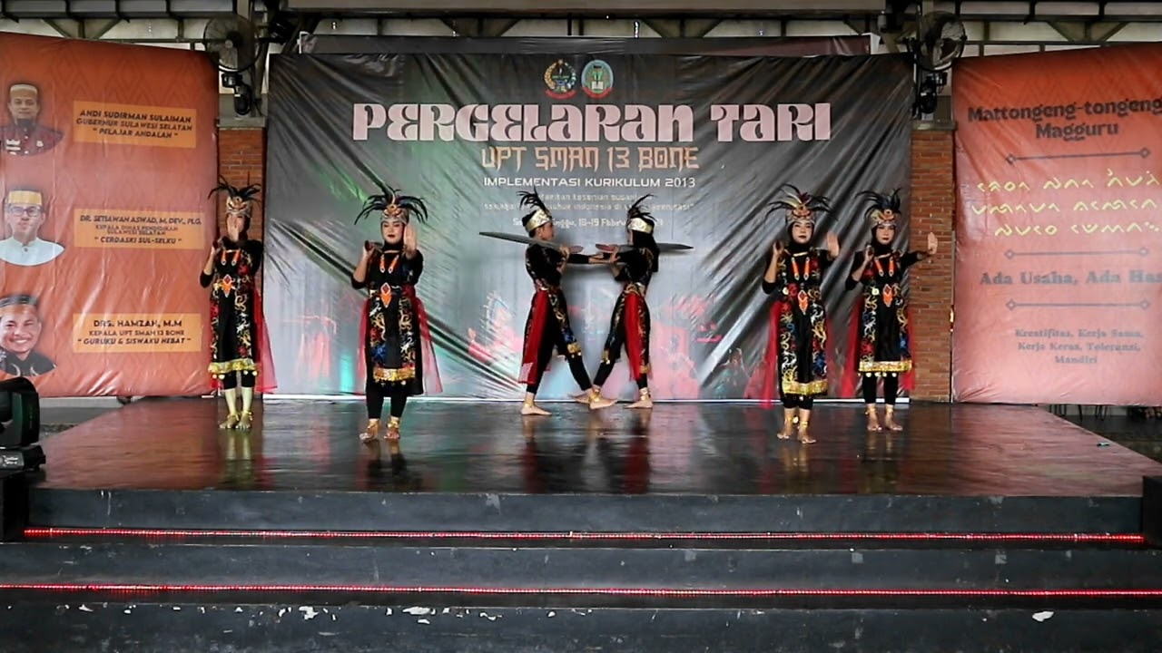TARI MANDAU PERGELARAN TARI  2023 UPT SMAN 13 BONE