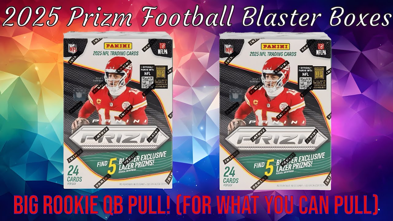 Opening 2 of the 2025 Panini Prizm Blaster Boxes - A Big QB pull for a box you can’t get much from! 