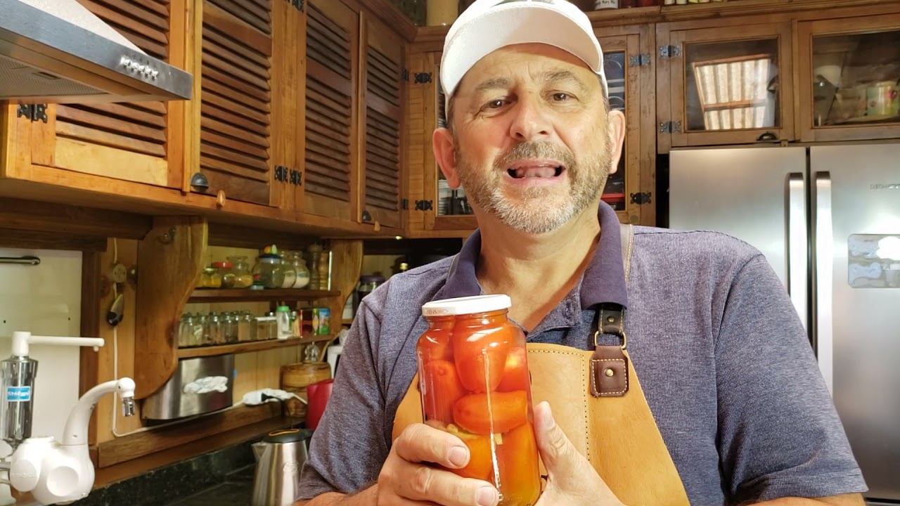 CONSERVA NO VIDRO DE TOMATES INTEIROS 