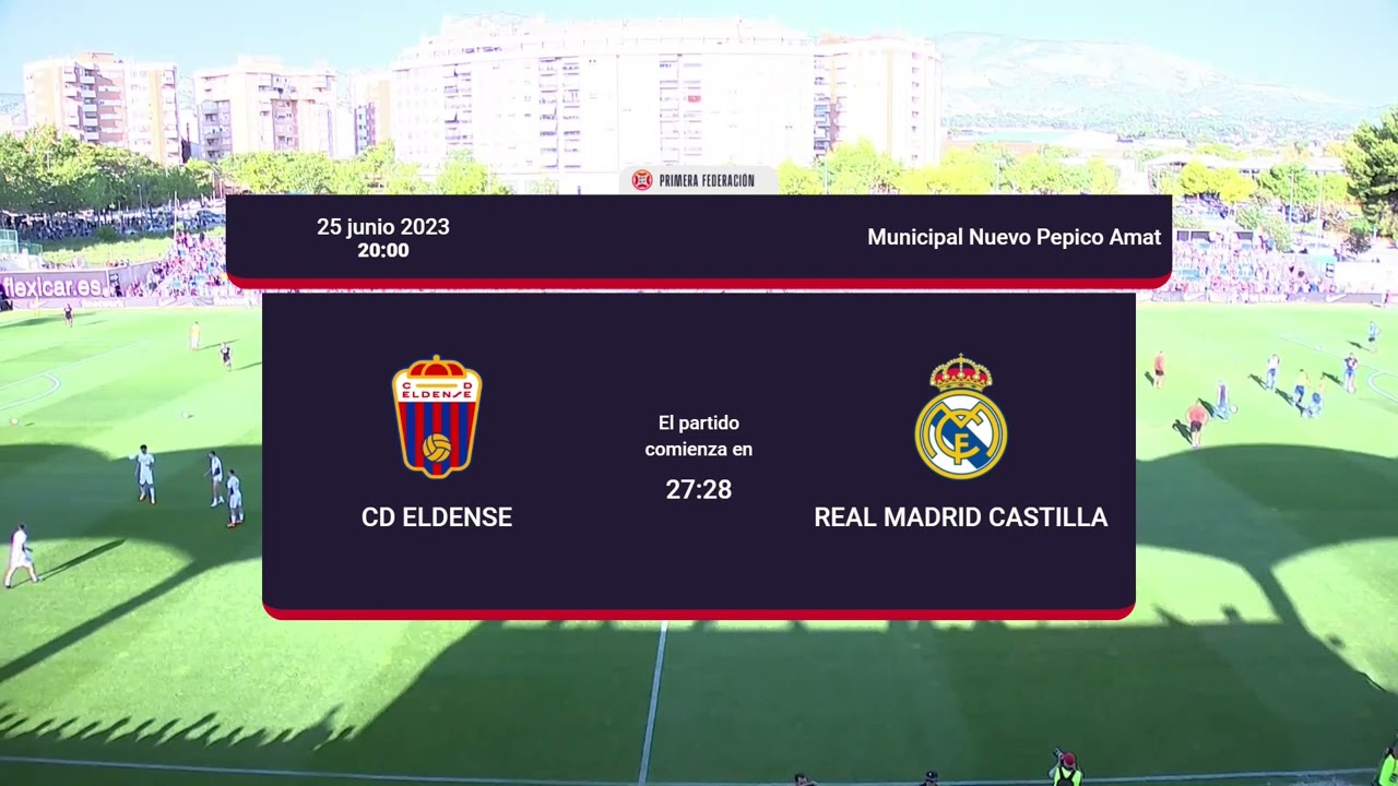 ELDENSE 3 - 3 RM CASTILLA VUELTA FINAL PLAYOFFS ASCENSO 2ª DIVISION 2022 2023