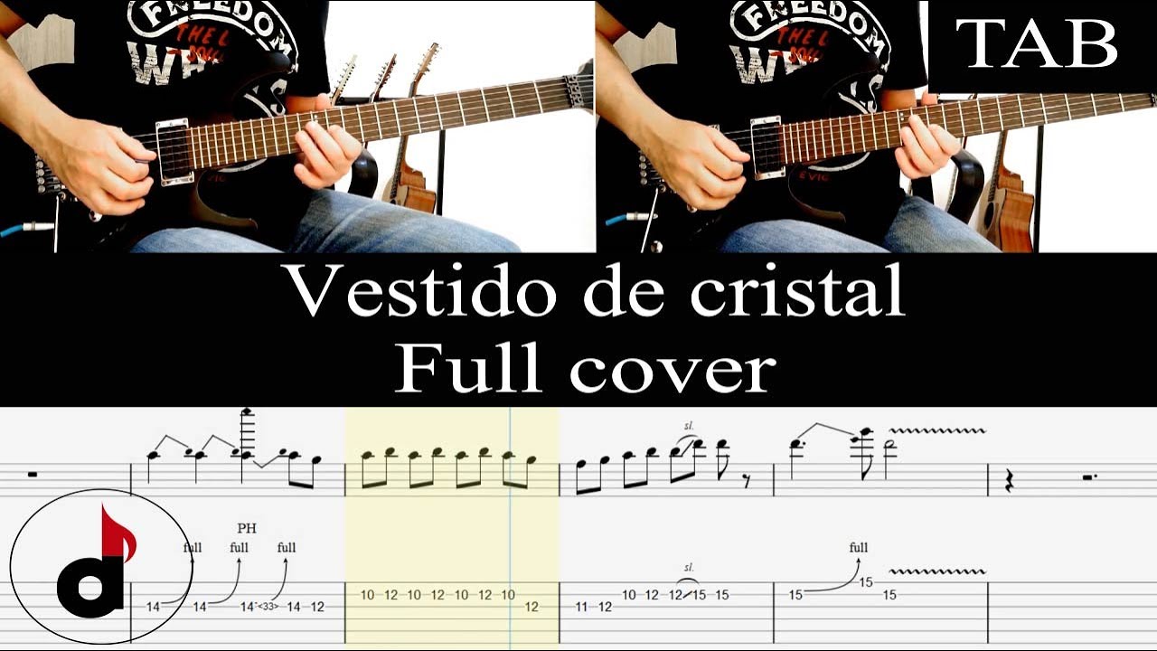 VESTIDO DE CRISTAL - Kraken (Hugo Restrepo): FULL cover guitarra + TAB